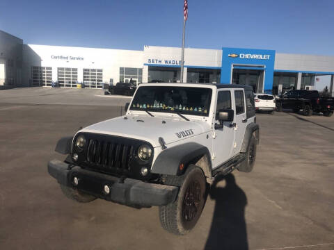 2017 Jeep Wrangler Unlimited for sale at Seth Wadley Chevy Perry in Perry OK