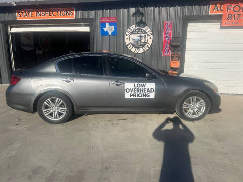2012 Infiniti G37 Sedan for sale at Godley Auto Sales & Services in Godley TX