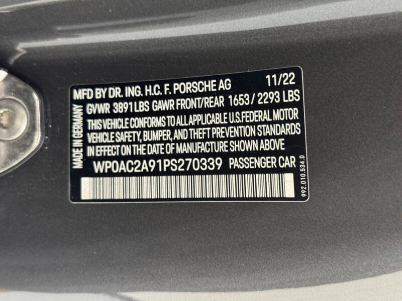 2023 Porsche 911 GT3