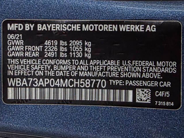 2021 BMW 4 Series 430i xDrive