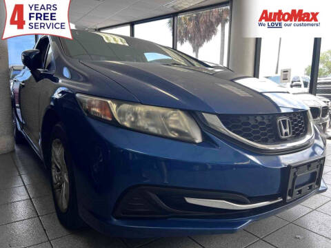 2014 Honda Civic for sale at Auto Max in Hollywood FL