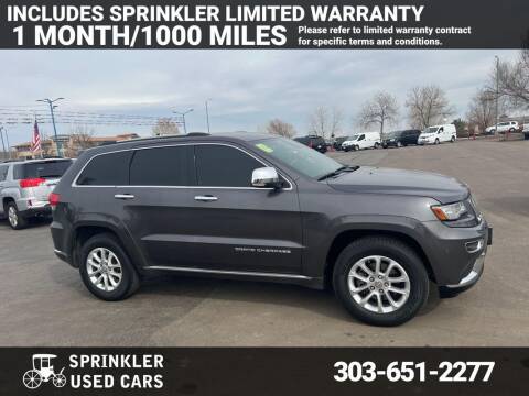 2014 Jeep Grand Cherokee for sale at Sprinkler Used Cars in Longmont CO