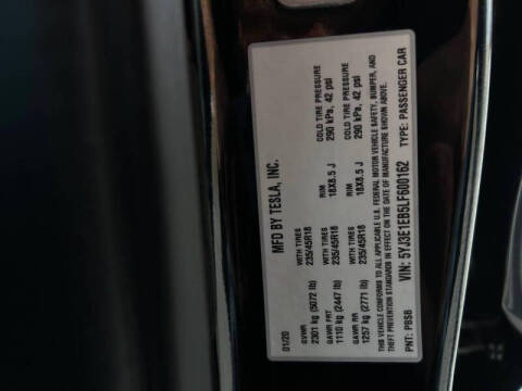 2020 Tesla Model 3 Long Range