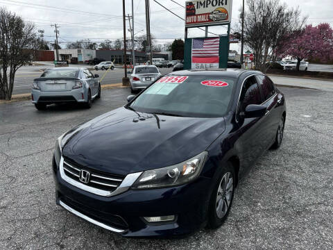2014 Honda Accord for sale at Import Auto Mall in Greenville SC