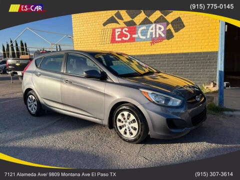 2015 Hyundai Accent for sale at Escar Auto in El Paso TX