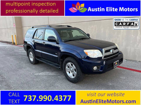 2007 Toyota 4Runner for sale at Austin Elite Motors in Austin TX