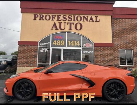 2020 Chevrolet Corvette for sale at Professional Auto Sales & Service in Fort Wayne IN