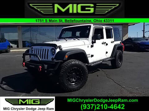 2013 Jeep Wrangler Unlimited for sale at MIG Chrysler Dodge Jeep Ram in Bellefontaine OH