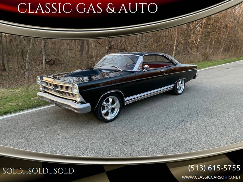 1966 Ford Fairlane 500 for sale at CLASSIC GAS & AUTO in Cleves OH