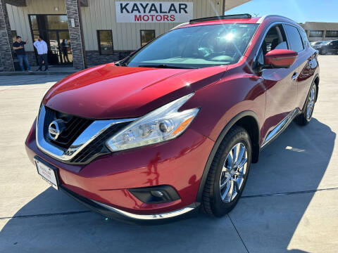 2016 Nissan Murano for sale at KAYALAR MOTORS SUPPORT CENTER in Houston TX