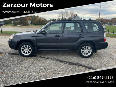 2008 Subaru Forester for sale at Zarzour Motors in Chesterland OH
