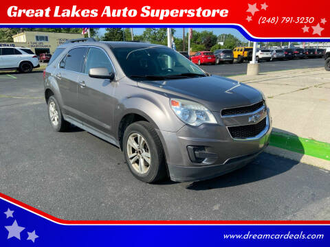 2012 Chevrolet Equinox for sale at Great Lakes Auto Superstore in Waterford Township MI