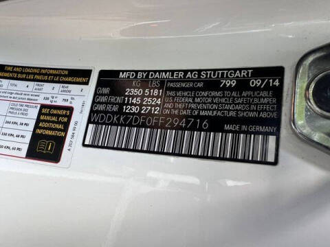 2015 Mercedes-Benz E-Class E 550