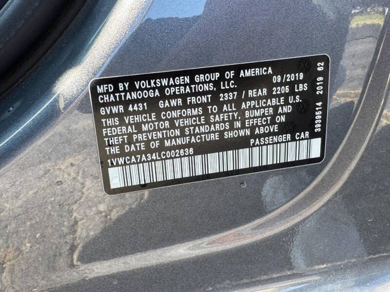 2020 Volkswagen Passat SEL