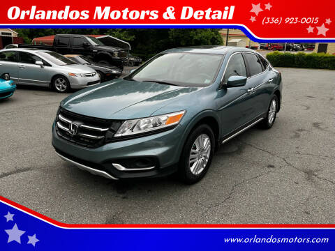 2013 Honda Crosstour for sale at Orlandos Motors & Detail in Winston Salem NC