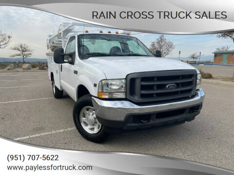 2002 Ford F-350 Super Duty for sale at Rain Cross Truck Sales in Norco CA