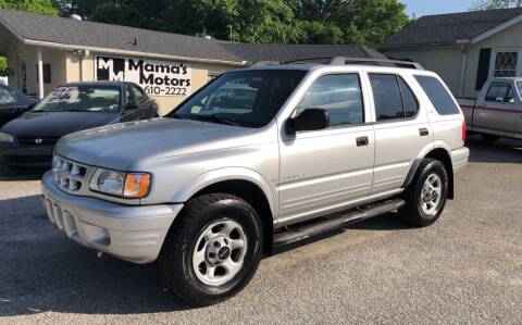 2001 Isuzu Rodeo for sale at Mama's Motors in Greenville SC