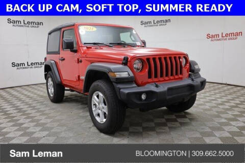 2021 Jeep Wrangler for sale at Sam Leman CDJR Bloomington in Bloomington IL