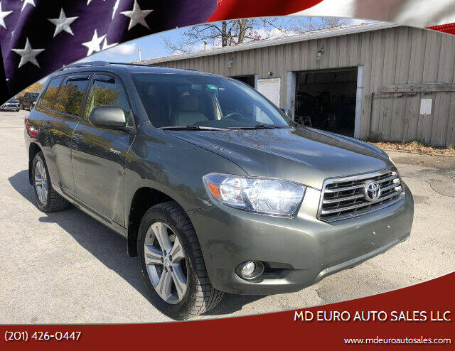 2008 Toyota Highlander for sale at MD Euro Auto Sales LLC in Hasbrouck Heights NJ