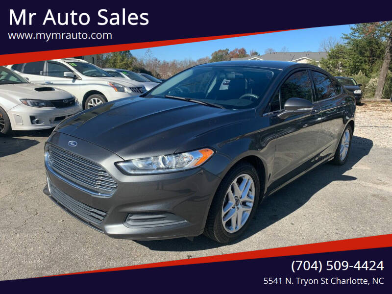 2015 Ford Fusion for sale at Mr Auto Sales in Charlotte NC