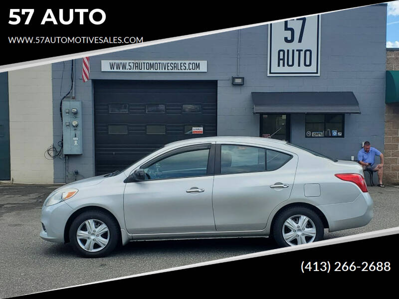 2012 Nissan Versa for sale at 57 AUTO in Feeding Hills MA