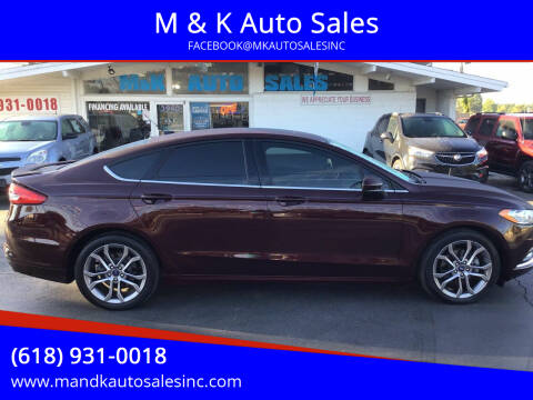 2017 Ford Fusion for sale at M & K Auto Sales in Granite City IL