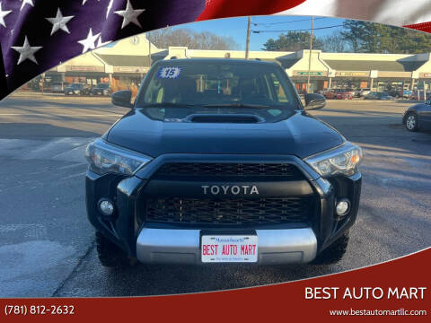 2015 Toyota 4Runner for sale at Best Auto Mart in Weymouth MA