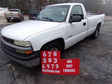 2001 Chevrolet Silverado 1500 for sale at T Bar Trucks in Locust Grove GA