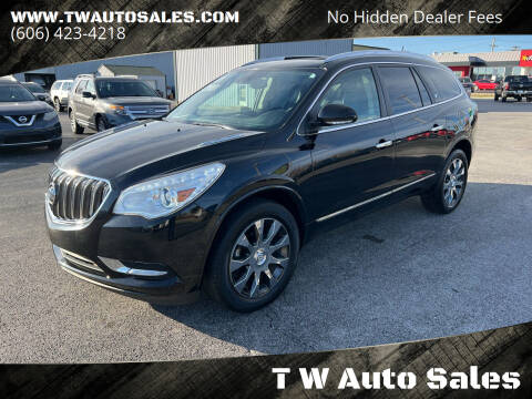 2017 Buick Enclave for sale at T W Auto Sales in Science Hill KY