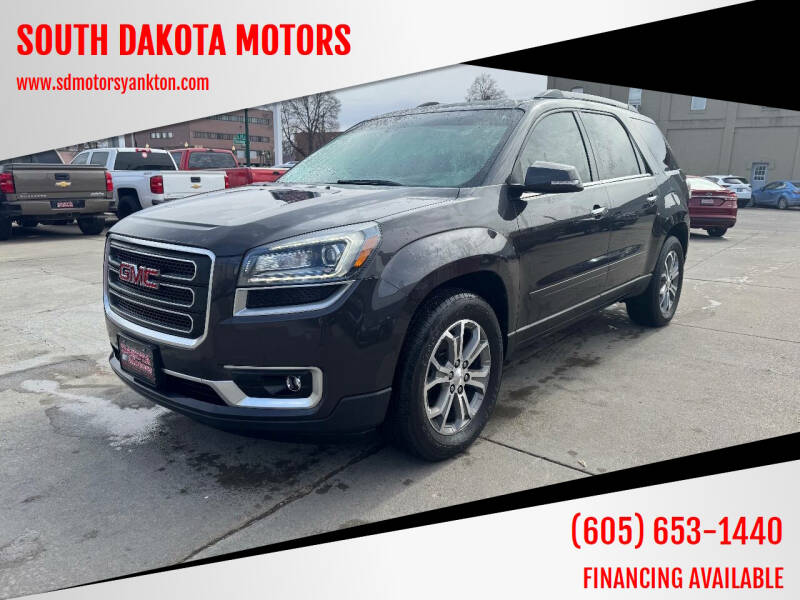 2016 GMC Acadia for sale at SOUTH DAKOTA MOTORS in Yankton SD