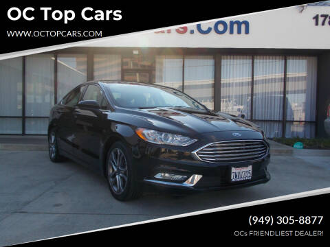 2017 Ford Fusion for sale at OC Top Cars in Irvine CA