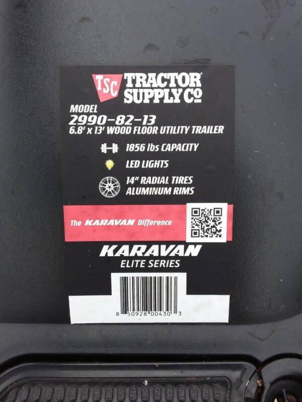 2024 Karavan 6.8'X13' 2990-82-13