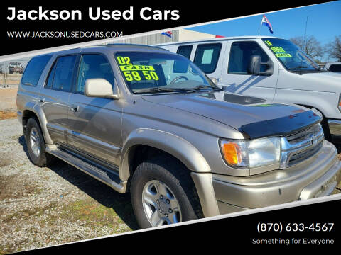 2002 Toyota 4Runner for sale at Jackson Used Cars in Forrest City AR