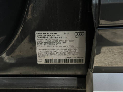 2019 Audi Q5 quattro Premium Plus 45 TFSI