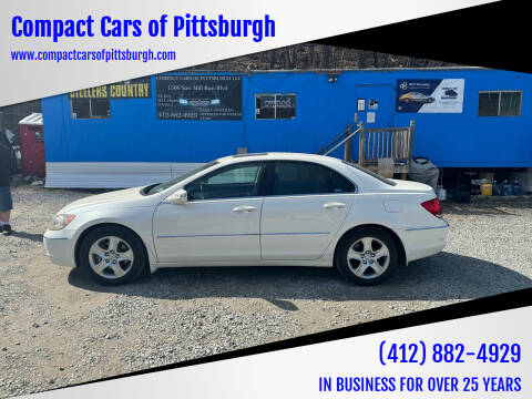 2008 Acura RL for sale at Compact Cars of Pittsburgh in Pittsburgh PA