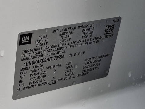 2017 Chevrolet Tahoe LS