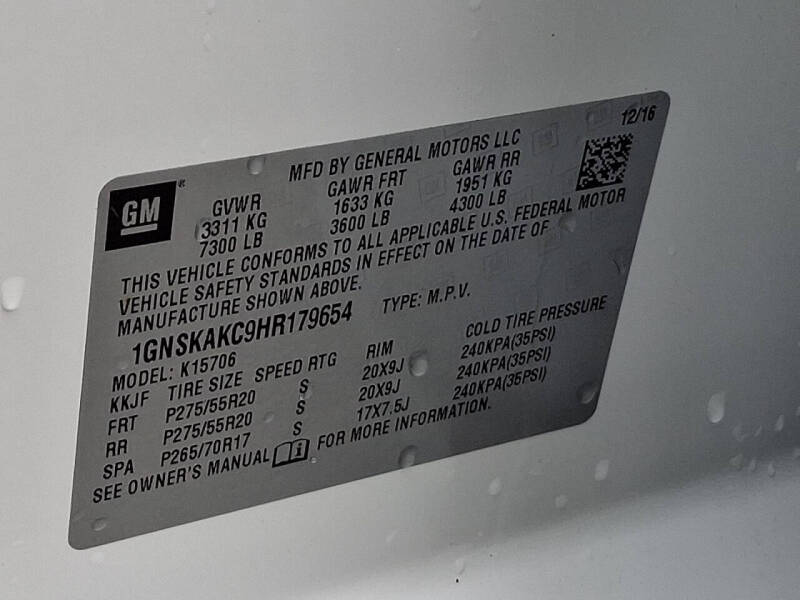 2017 Chevrolet Tahoe LS