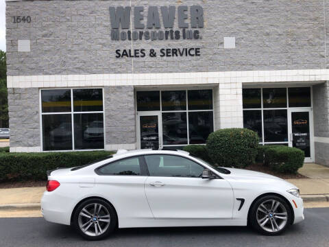2014 BMW 4 Series for sale at Weaver Motorsports Inc in Cary NC