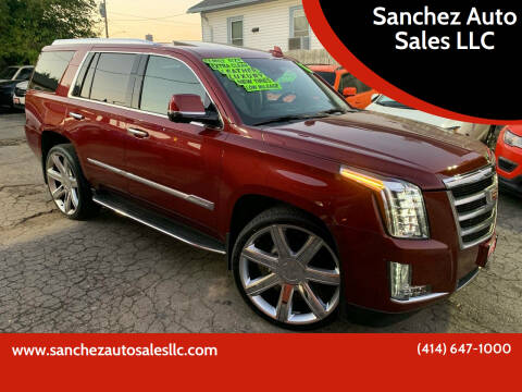 2016 Cadillac Escalade for sale at Sanchez Auto Sales LLC in Milwaukee WI