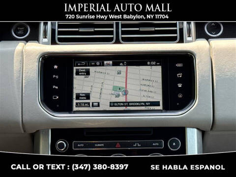 2016 Land Rover Range Rover HSE