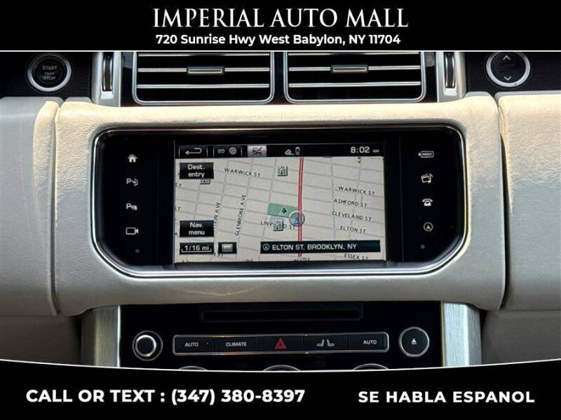 2016 Land Rover Range Rover HSE