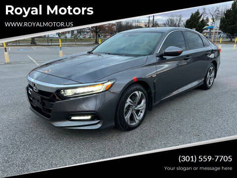 2019 Honda Accord for sale at Royal Motors in Hyattsville MD