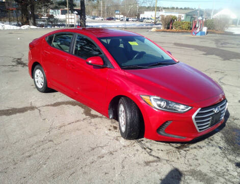 2017 Hyundai Elantra for sale at RTE 123 Village Auto Sales Inc. in Attleboro MA