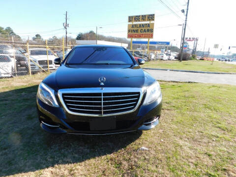 2016 Mercedes-Benz S-Class for sale at Atlanta Fine Cars in Jonesboro GA
