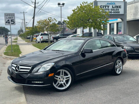 2013 Mercedes-Benz E-Class for sale at City Line Auto Sales in Norfolk VA