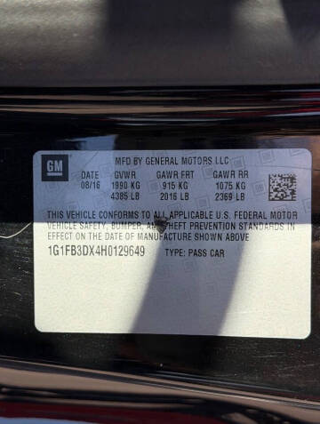 2017 Chevrolet Camaro LT