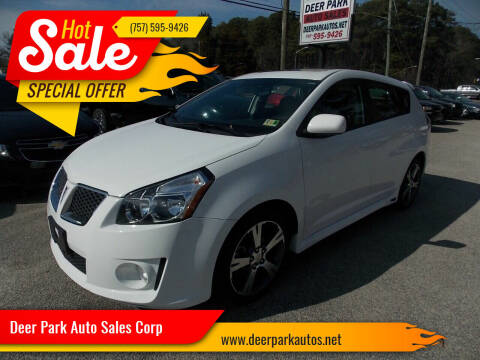 2009 Pontiac Vibe for sale at Deer Park Auto Sales Corp in Newport News VA
