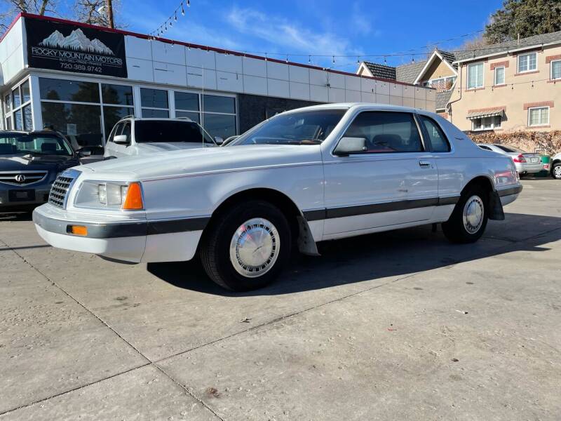 1985 Ford Thunderbird for sale at Rocky Mountain Motors LTD in Englewood CO