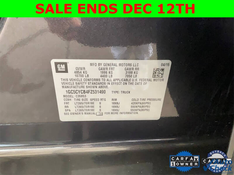 2015 Chevrolet Silverado 3500HD Work Truck