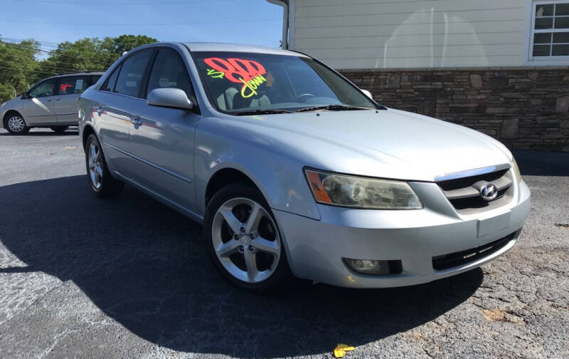 2006 Hyundai Sonata for sale at NO FULL COVERAGE AUTO SALES LLC in Austell GA